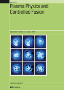 Disruption Research publication in Plasma Physics and Controlled Fusion